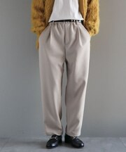ウールライクポリツイルパンツ