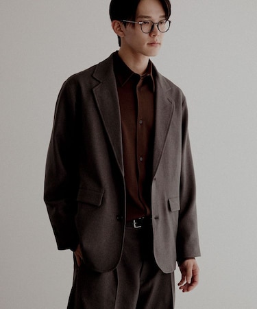 ウールライクポリツイルジャケット