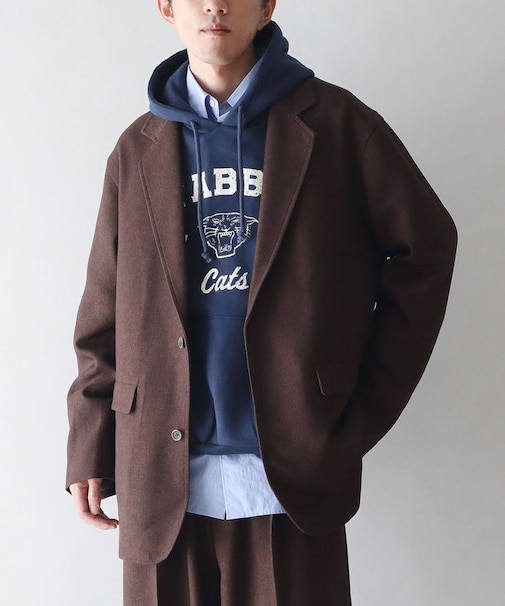 ウールライクポリツイルジャケット