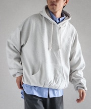 裏フリースフクレジャカードパーカー