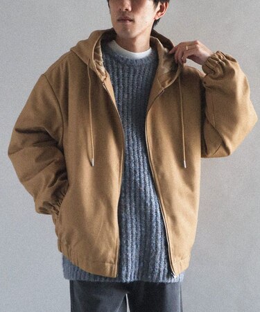 中綿フードブルゾン