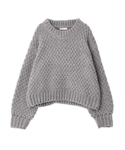 洗える/ローゲージカノコニットプルオーバー