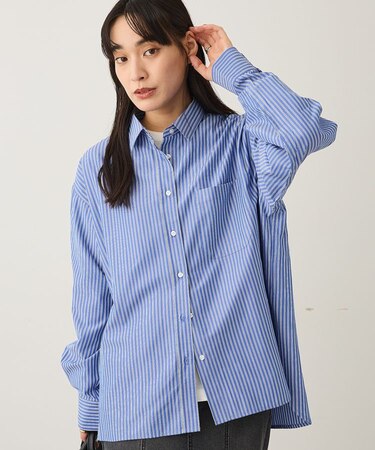 レギュラーカラーオーバーサイズシャツ