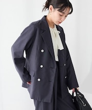 ＜セレモニー＞ダブルテーラードジャケット