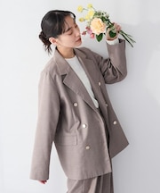 ＜セレモニー＞ダブルテーラードジャケット