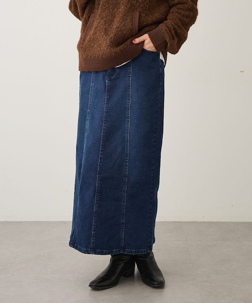 裏起毛デニムスカート