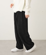 起毛カットソーイージーパンツ