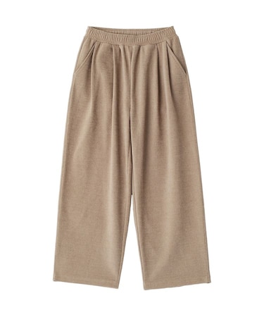 起毛カットソーイージーパンツ