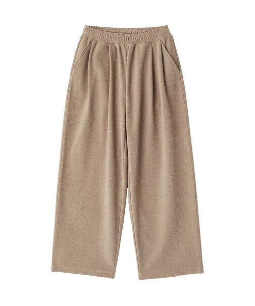 起毛カットソーイージーパンツ