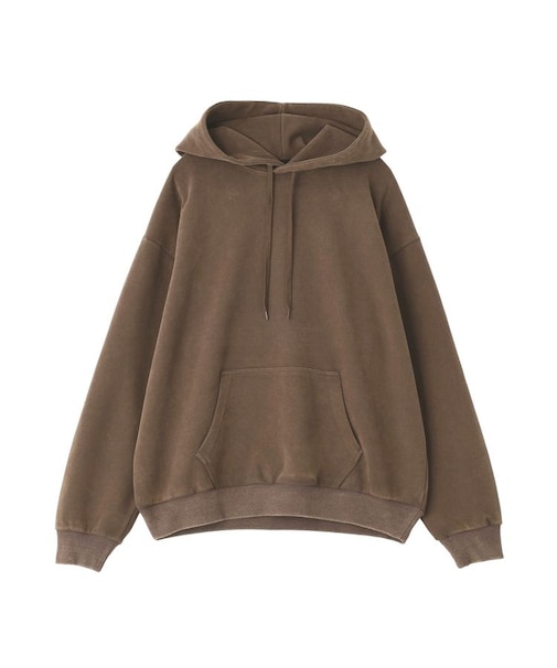 スノーウォッシュボンディング裏毛バックロゴパーカー