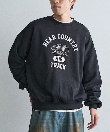 裏起毛カレッジスウェットシャツ