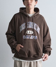 裏起毛カレッジパーカー