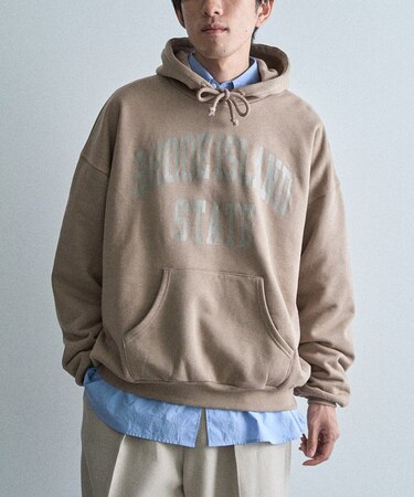 裏起毛カレッジパーカー