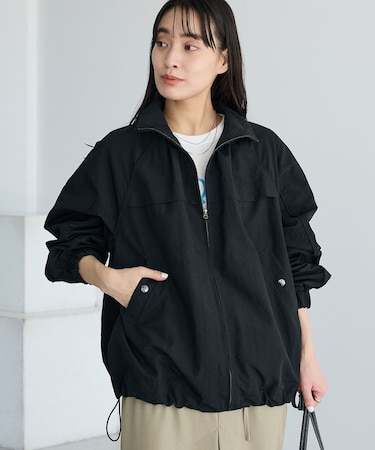 花粉防止／ギャザーヘムブルゾン