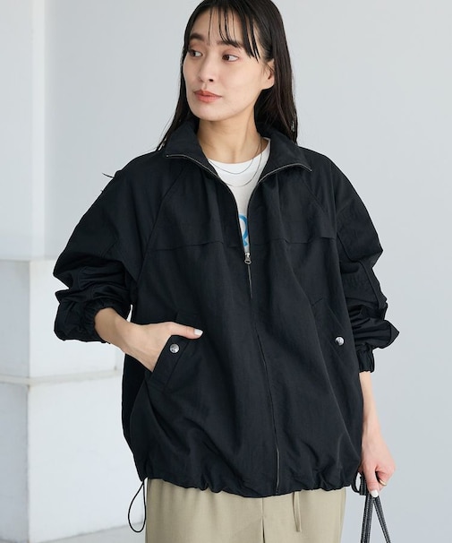 花粉防止／ギャザーヘムブルゾン