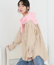 バンドカラーシャツ