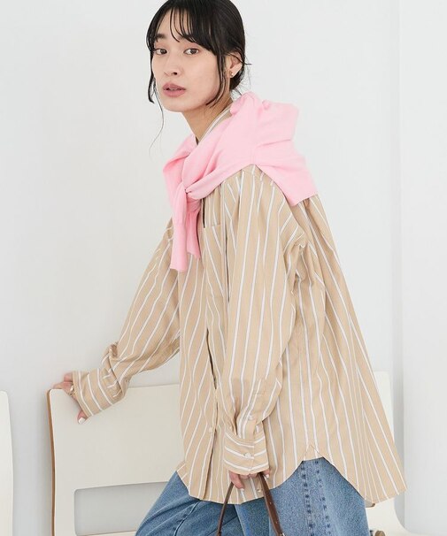 バンドカラーシャツ