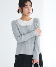 2点セット / スクープネックカーディガン+タンクトップ