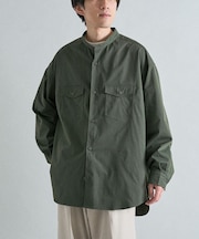 バンドカラーシャツ