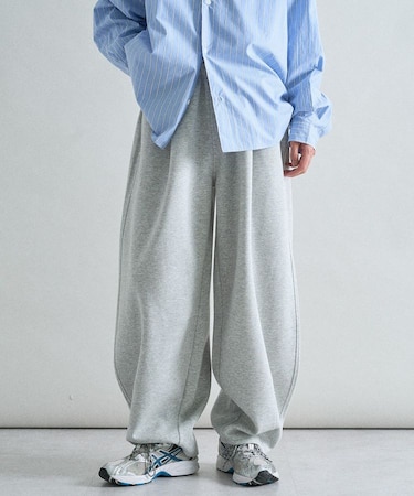 ボンディングスウェットバルーンパンツ