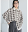 レイヤードライクチェックシャツ