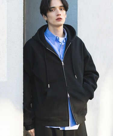 ボンディングスウェットジップパーカー