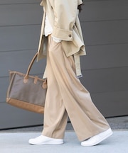 ストライプタックカーブパンツ