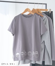 COJI‐COJI/コジコジ 刺繍入り半袖Tシャツ