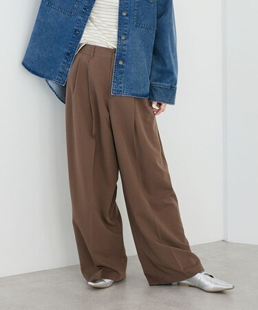 タックイージーワイドパンツ
