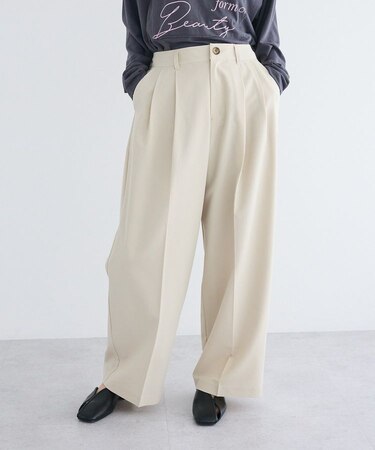 タックイージーワイドパンツ