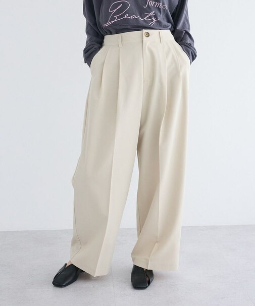 タックイージーワイドパンツ
