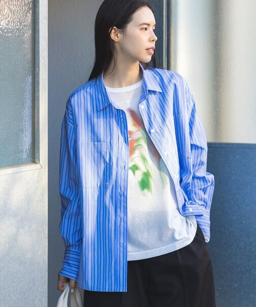 イージーケア/オーバーサイズシャツ