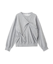 ミニ裏毛ツイストプルオーバー