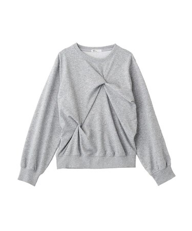 ミニ裏毛ツイストプルオーバー