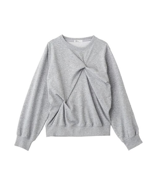 ミニ裏毛ツイストプルオーバー