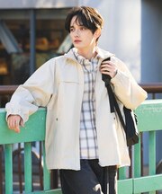 花粉防止 / ナイロンスタンドカラーブルゾン