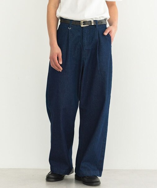 デニムワイドパンツ
