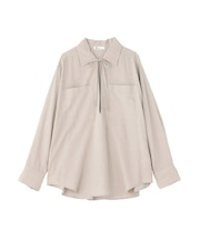 Vネックスキッパーシャツ