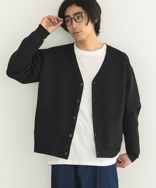 ウォッシャブルVネックカーディガン