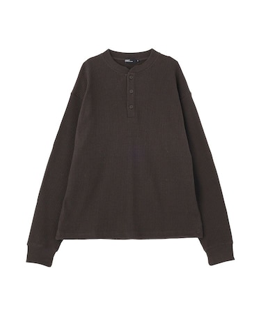 抗菌防臭 ヘンリーネックサーマルロンT