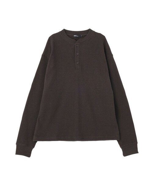 抗菌防臭 ヘンリーネックサーマルロンT