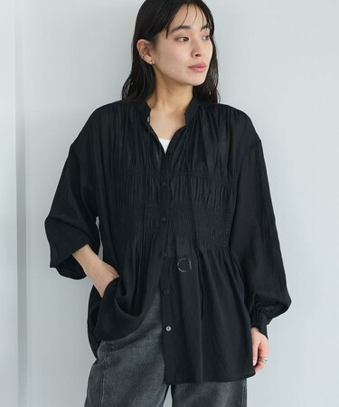 ヴィンテージボイルロングスリーブブラウス