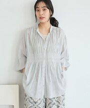 ヴィンテージボイルロングスリーブブラウス