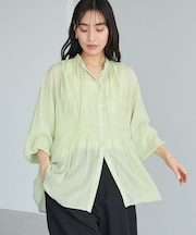 ヴィンテージボイルロングスリーブブラウス