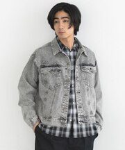 ハイブリーチケミカル 加工デニムジャケット