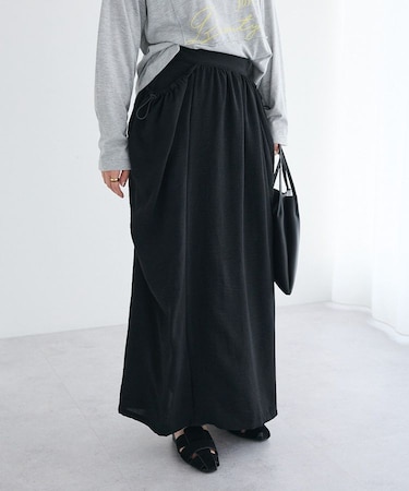 ドレープポケットデザインスカート