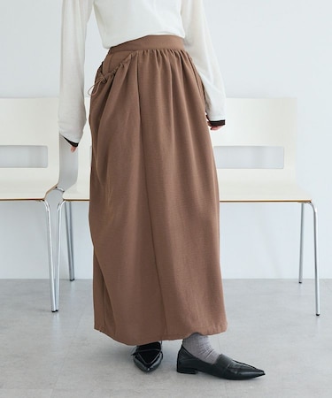 ドレープポケットデザインスカート