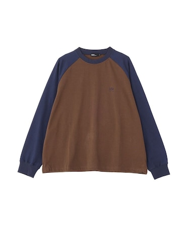 ワンポイント刺繍ラグランロンT