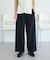 撥水 ワイドイージーパンツ