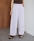 撥水 ワイドイージーパンツ